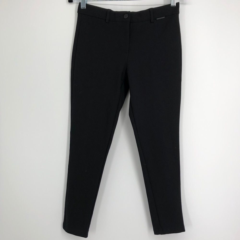MARIO SERRANI Italy Ponte Skinny Pant Black‎